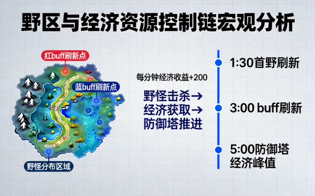 野区与经济资源控制链宏观分析画面